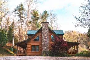 5BR Log Cabin • Hot Tub, Game Room, Yard & Firepit - Image 2