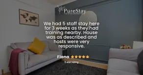 Fantastic Contractor House with 8 Beds by PureStay - Image 4