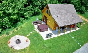 Exceptionally Private Rustic Luxury Cabin adjacent to 16,000 acres of Gamelands - Image 3