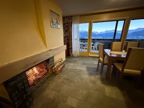 Sunny View of the Alps · Fireplace · Parking - Image 2