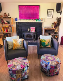 Bright & Artsy Boho House–Walk to Breweries & Lake - Image 3