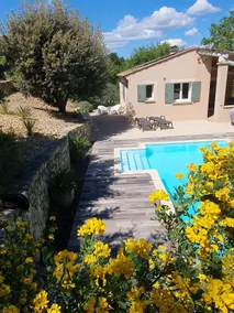 Villa with heated pool, view on the Ventoux. - Image 4