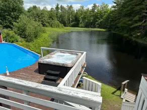 Waterfront, rustic resort like farmhouse with pool - Image 2