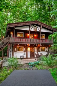 Chalet Rückzugsort | Whirlpool, Sauna & Feuerstelle - Image 3