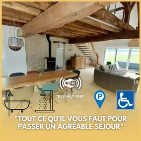 La Molinière, beautiful home with cathedral-style living room - Image 3