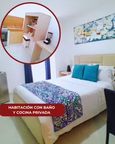 nice with private kitchen, private bathroom, free wifi - Image 2