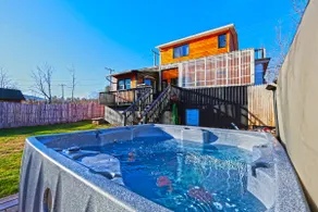 Cabin completely fenced Pool hot tub gameroom - Image 2