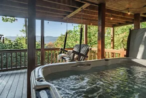 Ridgecrest | Cozy Cabin Fireplace Sunset & Hot Tub - Image 2