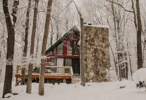 A-Frame-Away cozy secluded cabin minutes from 7Springs - Image 3