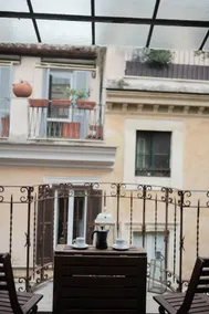 Elegant balcony on Rome roofs - Image 2