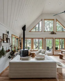 Log cabin on lake in WI woods - Hytte Ro - Image 2