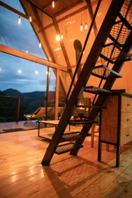 Glass Chalet in the Woods with Waterfalls - Image 5