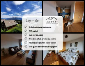 Getaway Montana luxury view: 2.5 rooms - balcony - Image 3