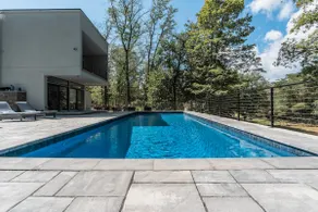 Luxe Wooded Modern Getaway with Saltwater Pool - Image 2