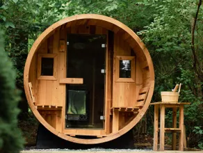 5-min near Lake • Firepit • Forest Trails • Sauna - Image 4
