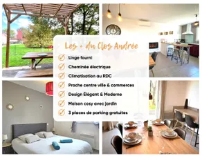 House 8 pers 5 beds-Air conditioning ground floor-Garden-Terrace-Parking - Image 2