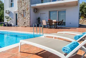 DIMITRA apartment with private pool and sea view -the ground floor of a two storey building - Image 2
