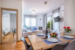DIMITRA apartment with private pool and sea view -the ground floor of a two storey building - Image 4