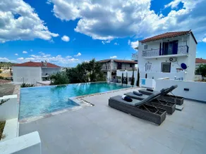 Portoheli Villa Downtown, Pool & Port view - Image 2