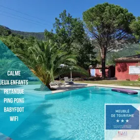 Classified villa, air conditioning, pool, enclosed garden, games - Image 3