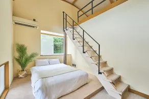 Italian resort with a rooftop pool patio in Izu, featuring a natural hot spring, sauna, BBQ, fireplace, and workspace - Image 3