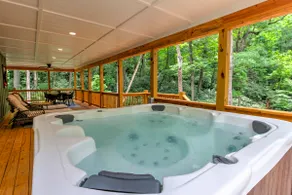 Cozy Creekside Retreat. Waterfall. Hiking. Hot Tub - Image 2