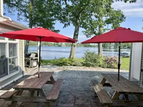 12 Bedroom Lake House, 150 ft Lakefront, 1 Acre, Beach, Ski Elk Mountain Poconos - Image 2