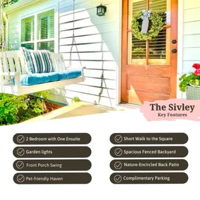 The Sivley 2BR Classic Home by Velvet Ditch Villas - Image 5