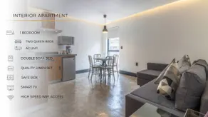L201 New Apt 1 Bdrm 1 Bath Fits 6 AC Rooftop - Image 2