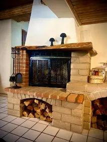 Casa MiRó is a cozy place with an indoor fireplace - Image 3