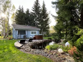 Romantic cozy house Kirzacinas pirts with sauna close to seaside - Image 2