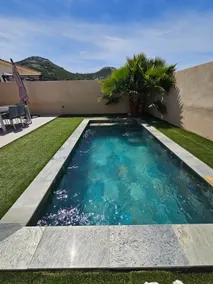 ​New villa with private Bali stone pool - Image 2