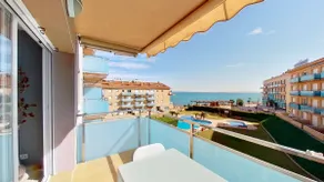 An apartment with a sea view, a swimming pool and parking. - Image 3