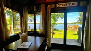 Cozy Lakefront Cabin, Dock, Fire Pit & Sunset Views Tiny Barn - Cabin 4 - Image 3