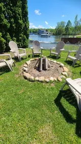 Family Friendly Lakefront Whimsical Cottage with Pontoon Boat in Sister Lakes MI - Image 5