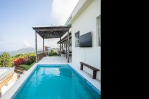 Breezy Castle Villa with private pool overlooking the Sea and Blue Mountains - Image 2
