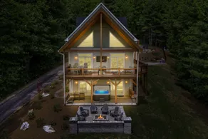 Mtn View Cabin Pvt Custom Heated Pool & Spa w/bsmt - Image 3