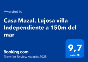 Casa Mazal, Lujosa villa Independiente a 150m del mar - Image 2