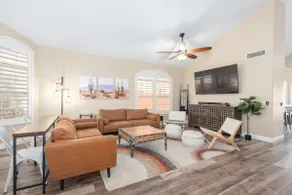 Open desert view by lake, golf, heated pool option - Image 3