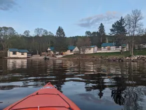 Lakefront cabin. Private beach. Kayaks. Huge deck. - Image 2