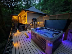Satori Cottage---uber private, stream side, meditative 2 BR, 2 BA getaway! - Image 4