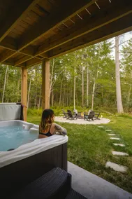Modern Hot Tub Sauna A-Frame near Whiteface - Image 5