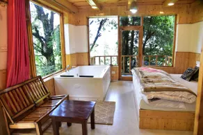 tree cottage hot water jibhi charming view retreat - Image 4