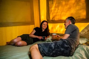 Luxury Safari Tent with Hot Tub in Ancient Woodland - Image 5