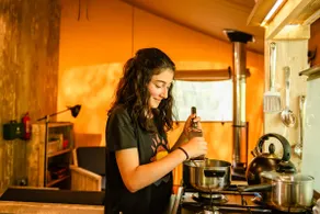 Luxury Safari Tent with Hot Tub in Ancient Woodland - Image 3
