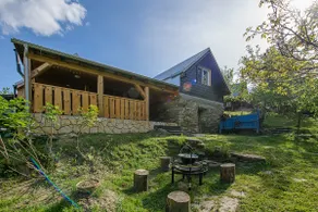 Wooden house in beautiful nature with a hot tub - Image 3