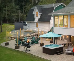 Rustic Luxury Retreat | Hot Tub • Creekside Views - Image 4