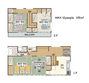 5 min MatsumotoSta/8 min Castle/Max 12/3FreeP/105㎡ - Image 5