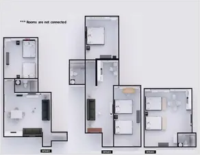 Beleza Sobe 4 Bedroom Combined Suites - Image 2