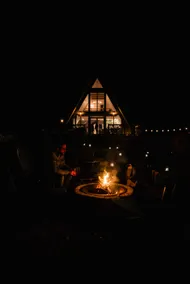European A-Frame on 6 Private Acres with Sauna - Image 4
